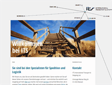 Tablet Screenshot of its-transport.ch